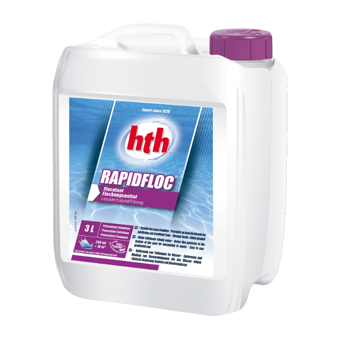 HTH Swimming Pool Chemicals Rapidfloc (Fi-Clor Liquid Floc) 3lt