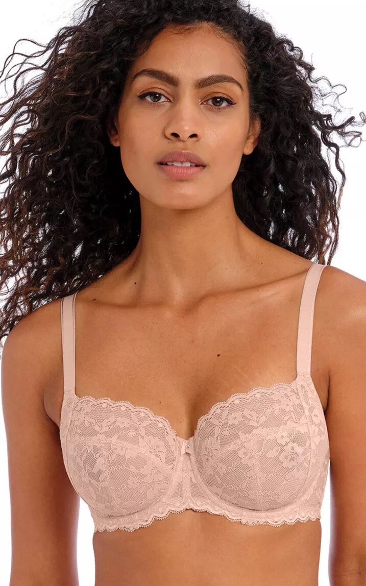 Freya Offbeat Underwire Side Support Bra 5451 Natural Beige New Size 32D, UK 32D