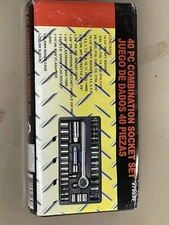 New 40 Piece Combination Socket Set With Black Carrying/Storage Organizer