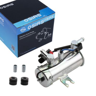 #ad 24V ELECTRIC UNIVERSAL PETROL DIESEL New FUEL PUMP FACET SILVER STYLE TRACTOR $35.99