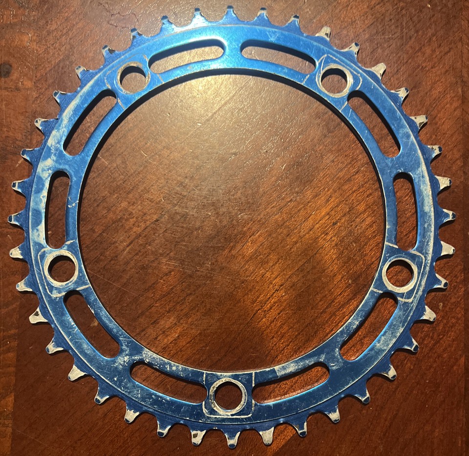 Plateau BMX Old School 45 Dents - Or - 130 BCD - NOS Shimano/Takagi - Vintage