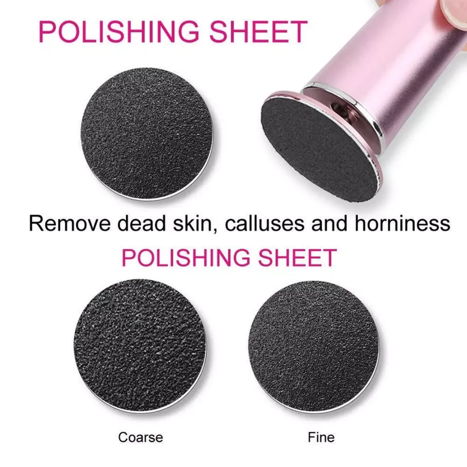 Electric Foot File Callus Remover Dead Skin Removal Foot Grinder Pedicure Tool A - Image 4 of 4