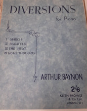 DIVERSIONS FOR PIANO / ARTHUR BAYNON