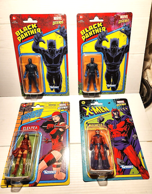 Marvel Legends Kenner Retro 2 Black Panther 1 X-Men Magneto 1