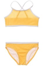 Snapper Rock Womens Marigold Sports Bikini Toddler/Little Kids/Big Kids Yellow