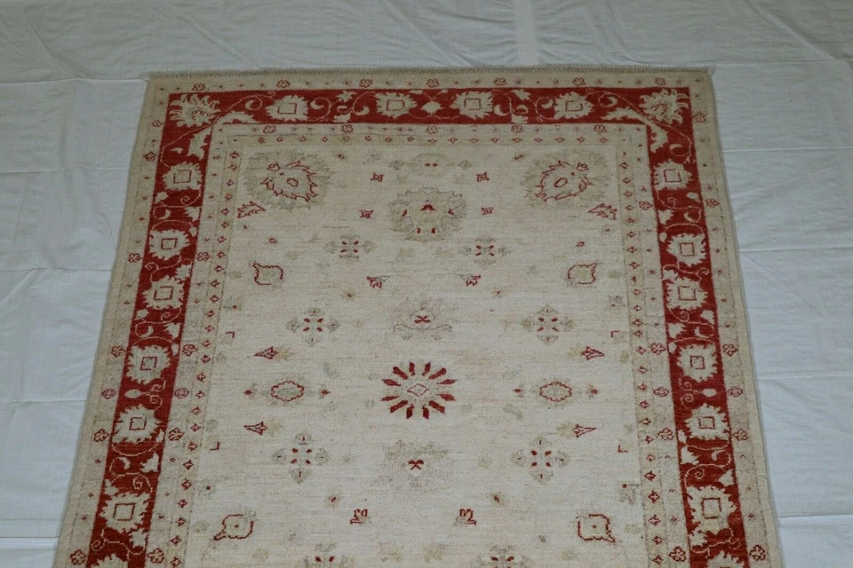 3'10" x 5'9" ft. Afghani Oushak Hand Knotted Home Décor Oriental Wool Area Rug - Image 3 of 4