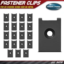 20Pcs #8 10mm Phosphate Metal Spring Type U Nut Clips Retainer for GM 9433156