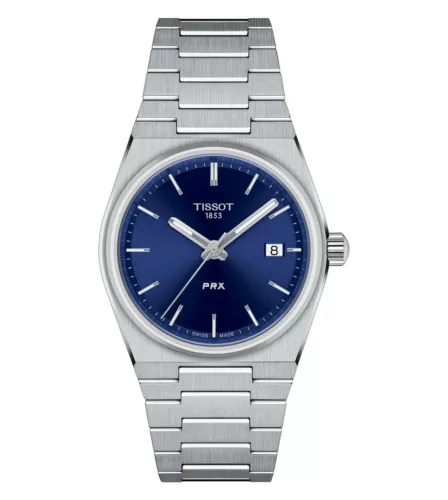 Orologio Uomo Blu Tissot PRX Orologio Uomo T137.410.11.041.00 Orologi da Polso - Foto 2 di 4