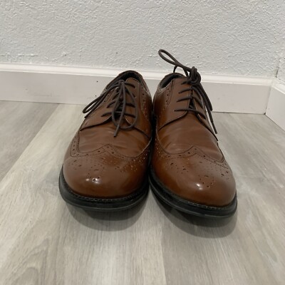 New Dockers wycliff lace up casual dress wingtip oxfort shoes tan men\'s size 10 Dockers wycliff lace up wingtip dress oxfort shoes Men main image 3