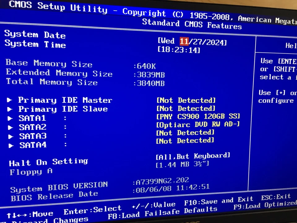 Gateway DX4720-03 Intel 2.50GHz E5200 LGA775 4GB DDR2 RAM Motherboard I/O shield - Image 3 of 4