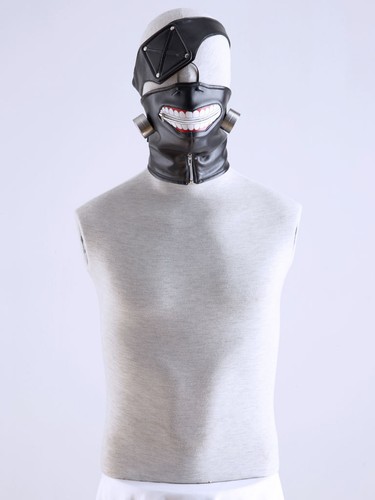 Tokyo Ghoul Cosplay Tokyo Kushu Centipede One-Eye Kaneki Ken Leatherette Mask - Picture 5 of 9