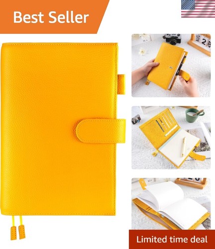 JJNUSA Hervulbaar Schrijven Dagboek Lederen Planner Cover Compatibel
