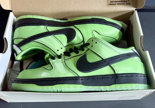 Size 9 - Nike The Powerpuff Girls x Dunk Pro SB QS Low Buttercup - Picture 3 of 7