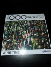 Wine Time Funwares 1000 Pc Puzzle [New & Sealed] 27" × 19" *Read Description[#17