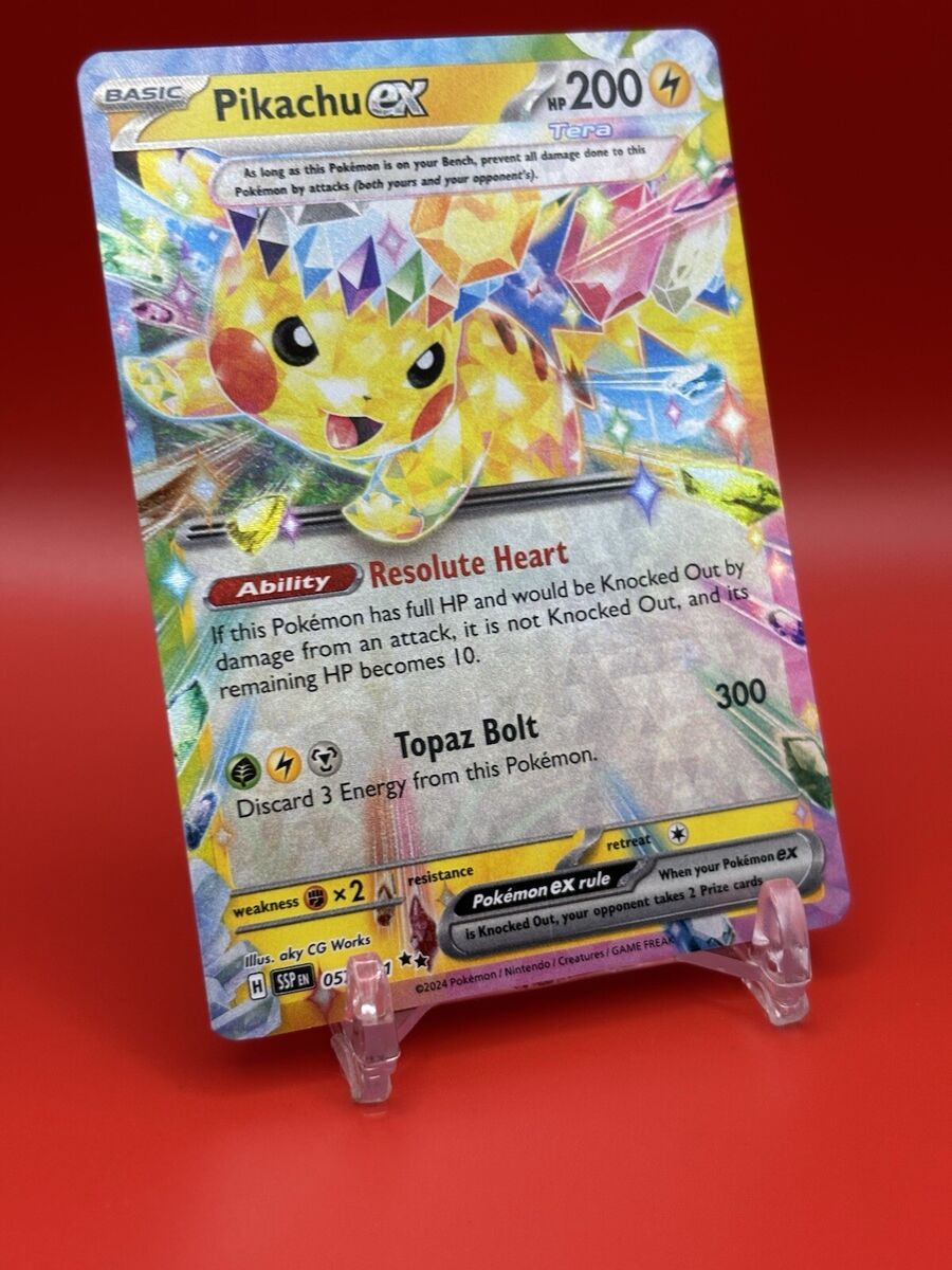 Pikachu ex 057/191 Double Rare Pokemon Surging Sparks NM | eBay Pikachu ex 057/191 Double Rare Pokemon Surging Sparks NM | eBay