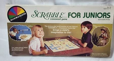 Vintage Scrabble For Juniors Board Game - Selchow & Righter Ages 6-10 - SEALED