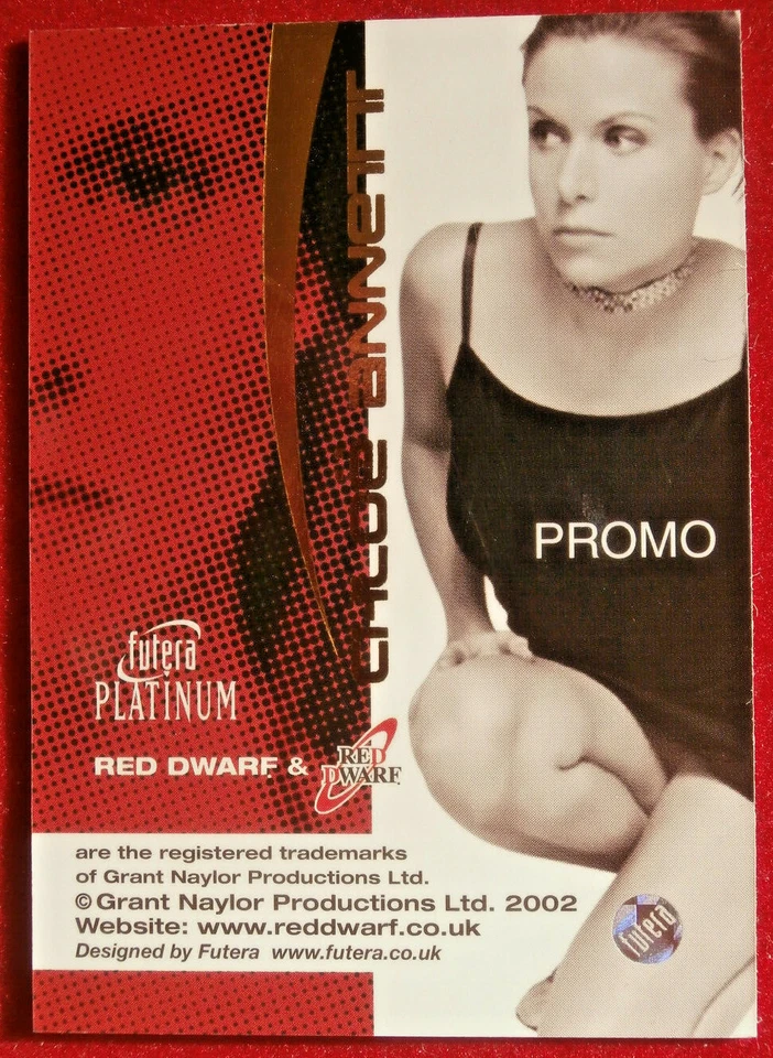 RED DWARF - VINTAGE Gold Foil PROMO CARD - CHLOE ANNETT (KOCHANSKI) FUTERA 2002 - Image 3 of 3