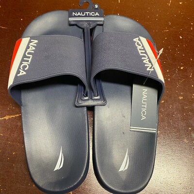 Nautica Mens Navy Norwood KM1791 Comfort Slip On Classic 