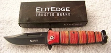 ElitEdge Tactical Knife Assortment Lot ABS Handle 420C Steel Assist | ARMY 1