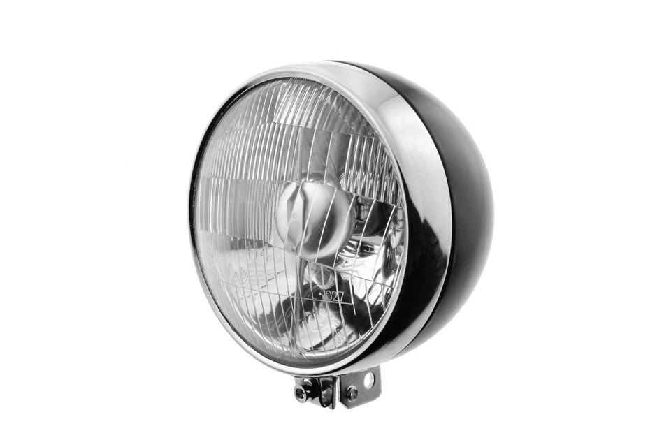 Scheinwerfer H4 Metall für Simson S50 S51 alte Ausführung, Kugellampe Halogen - Bild 1 von 1