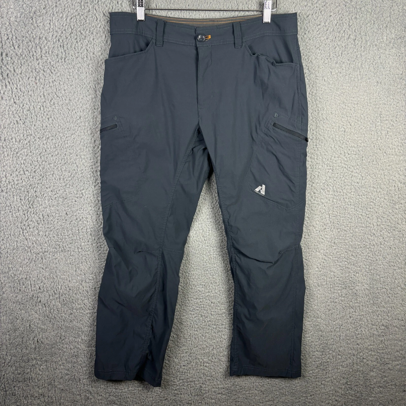 Eddie Bauer Pants Men's 35x28 Blue First Ascent Cargo Outdoors Hiking Utility