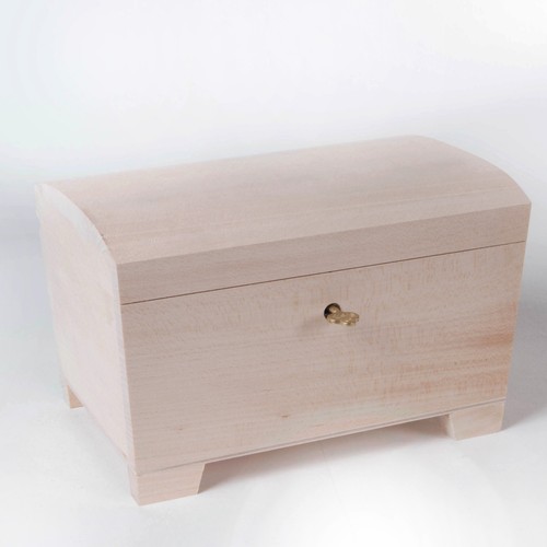 Selection of Wooden Chest Storage Boxes / Plain Wood / Small & Large Trunk Box - Picture 54 of 135
