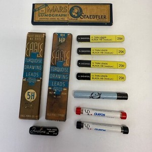 Staedtler Eagle Turquoise Sheaffer Garland Scripto Fineline MIXED LOT OF LEADS