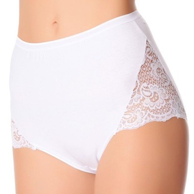 Lingerie Slip Culotta da donna 07 bianco Jadea culotte vita alta per donna curvy