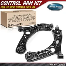 2Pcs Front Lower Control Arm & Ball Joint Assembly for Hyundai Sonata 2015 Kia