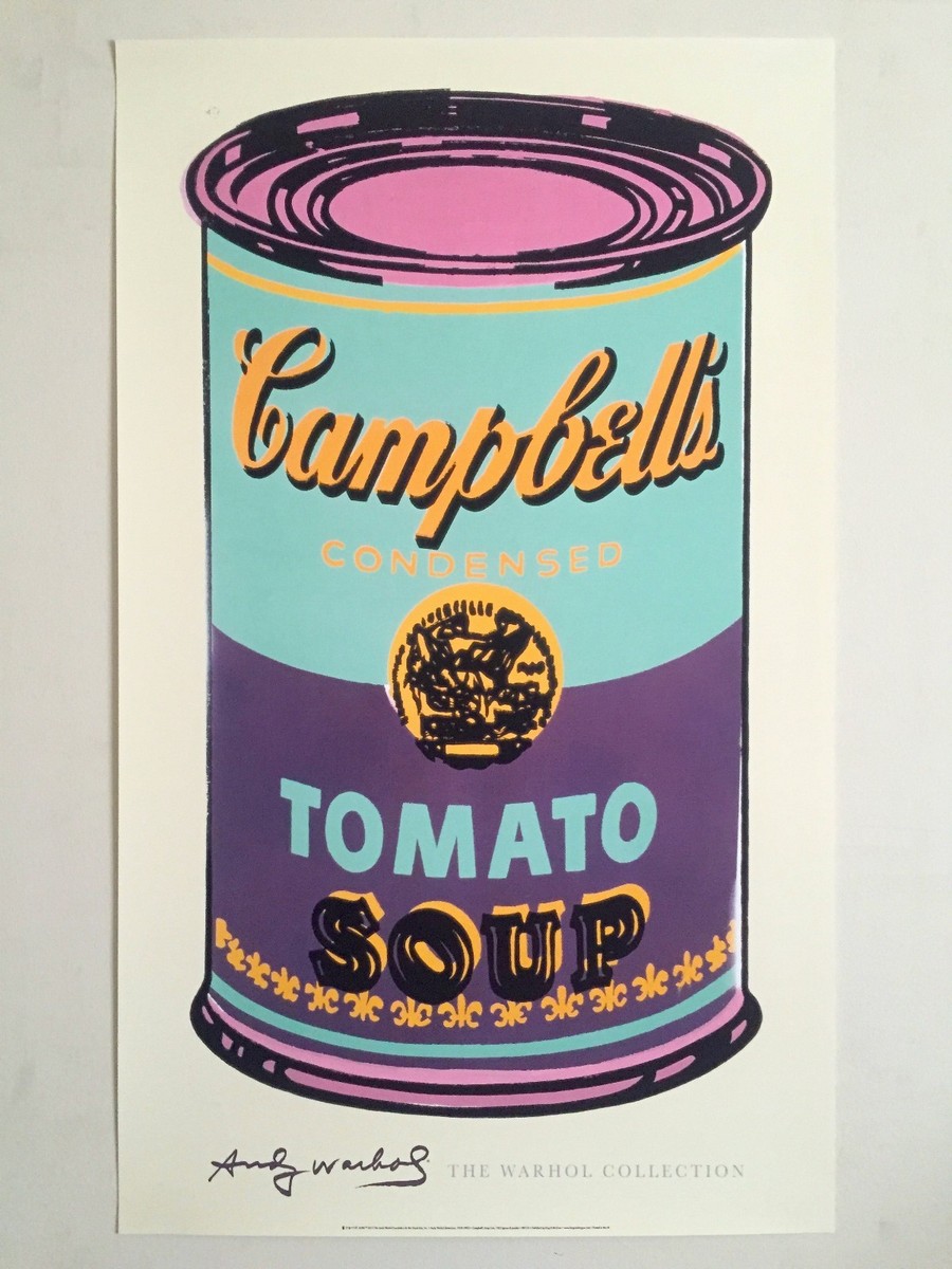 アンディウォーホル財団認定印Campbell’s soupe Can アンディウォーホル財団認定印Campbell's soupe Can