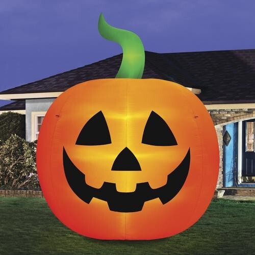 15' LED Kolossaler Kürbis Halloween Aufblasbar Beleuchtet Outdoor Hof Urlaub Dekor - Bild 2 von 6