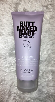 Butt Naked Baby 2In1 Hair 2 Toe Wash & Shampoo, 77% Organic, Calendula, Sealed