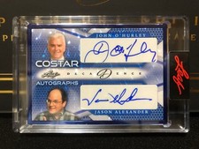JASON ALEXANDER / JOHN O'HURLEY 2023 Leaf AUTOGRAPH Trading Card #CA-28