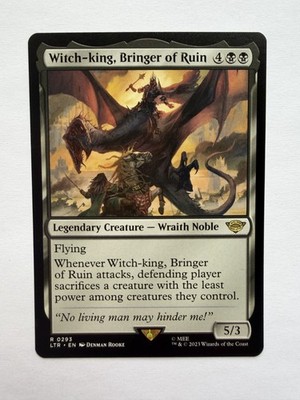 MTG Witch-king, Bringer of Ruin - The Lord of the Rings (LTR) 0293 Rare