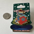 Disney Stitch Happy Holidays Glitter Limited Edition Single Pin on Card — photo 3
