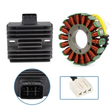 2x Magneto Coil Stator+Voltage Regulator Rectifier For 2006-2016 Yamaha YZF-R6