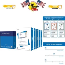 ColorLok Technology Copy Paper - 20 lb, 8.5 x 11, 2500 Sheets - Smooth Finish