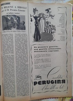 advertising PERUGINA 1955
