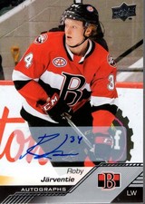 2022-23 Upper Deck AHL Autographs #35 Roby Jarventie E Auto - HKY