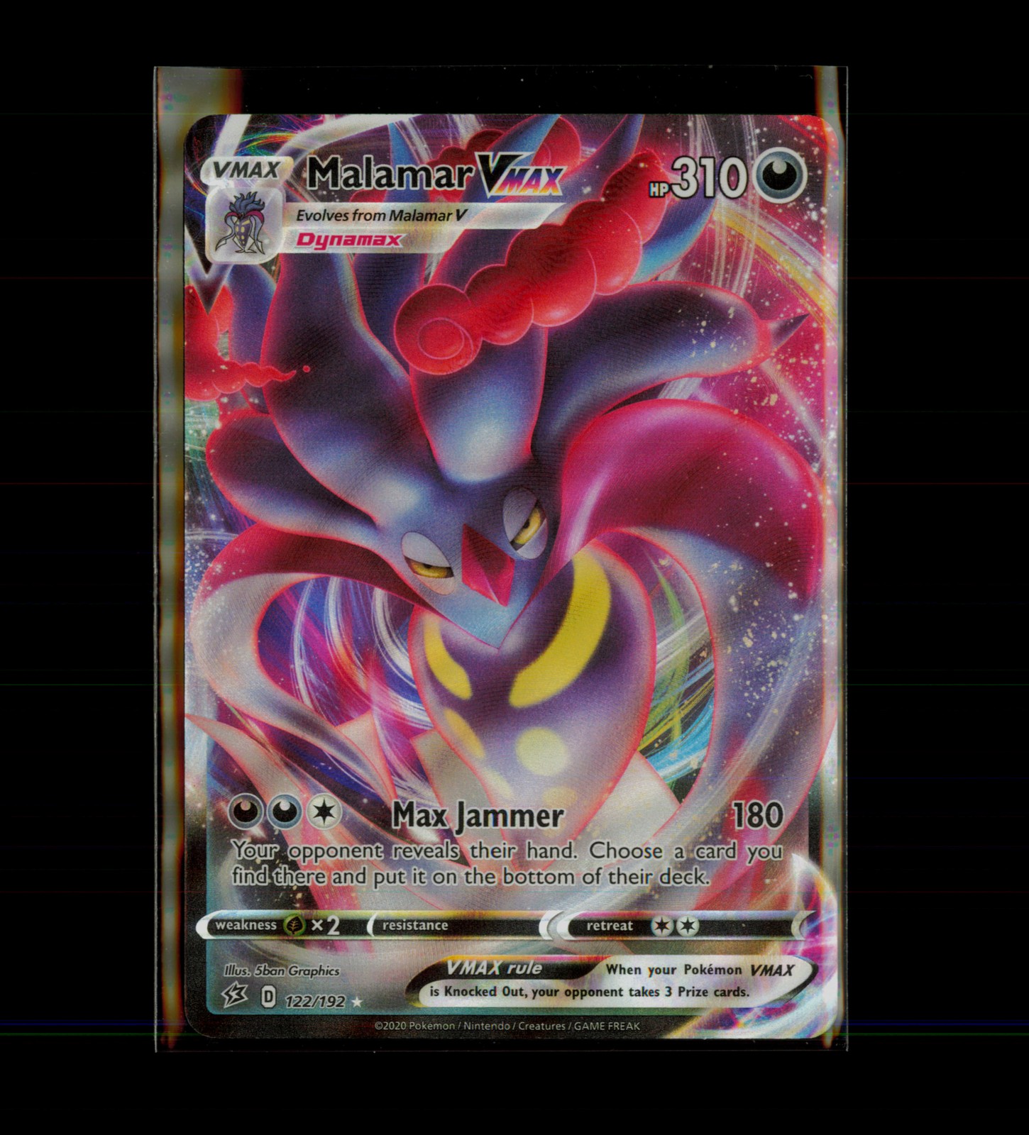SWSH02: Rebel Clash #122/192 Malamar VMAX