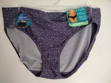 Vanity Fair Beyond Comfort Silky Stretch Bikini Panty 18291 COOL INDIGO Sz.8/XL