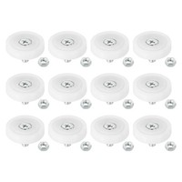 12Er-Pack 29Mm Schubladenrollen Kunststoff Schubladenriemenscheibe