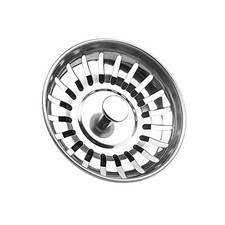 Stainless Steel Kitchen Sink Basket Strainer Stopper Combo Basket Replacement fo