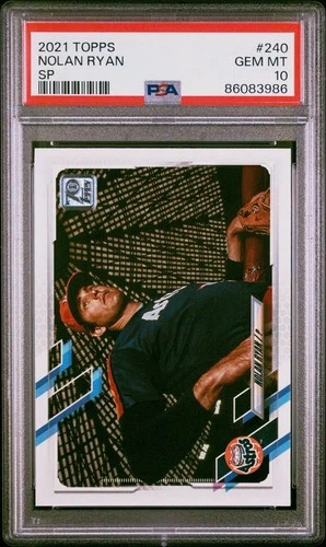2021 Topps - Legend Variation Nolan Ryan #240. PSA 10.  Houston Astros