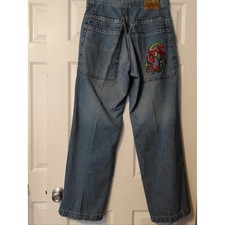 JNCO Jeans Dragon Patch Size 33 X 32