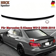 Heckspoiler Schwarz Spoiler Spoilerlippe f&uuml;r Mercedes W212 Limo E200 E220 E63