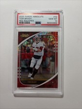 2020 Panini Absolute - Tom Brady #42 Red Squares /199 PSA 10 🔥🔥🔥