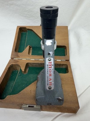 Vintage Moran Instrument Optical Inspection Scope Tool w/ Hard Wood Case Antique