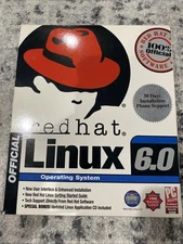 Vintage Red Hat Linux 6.0 Big Box Operating System
