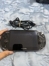 Sony PlayStation Vita Black Handheld Gaming System PCH-1003 With Charger